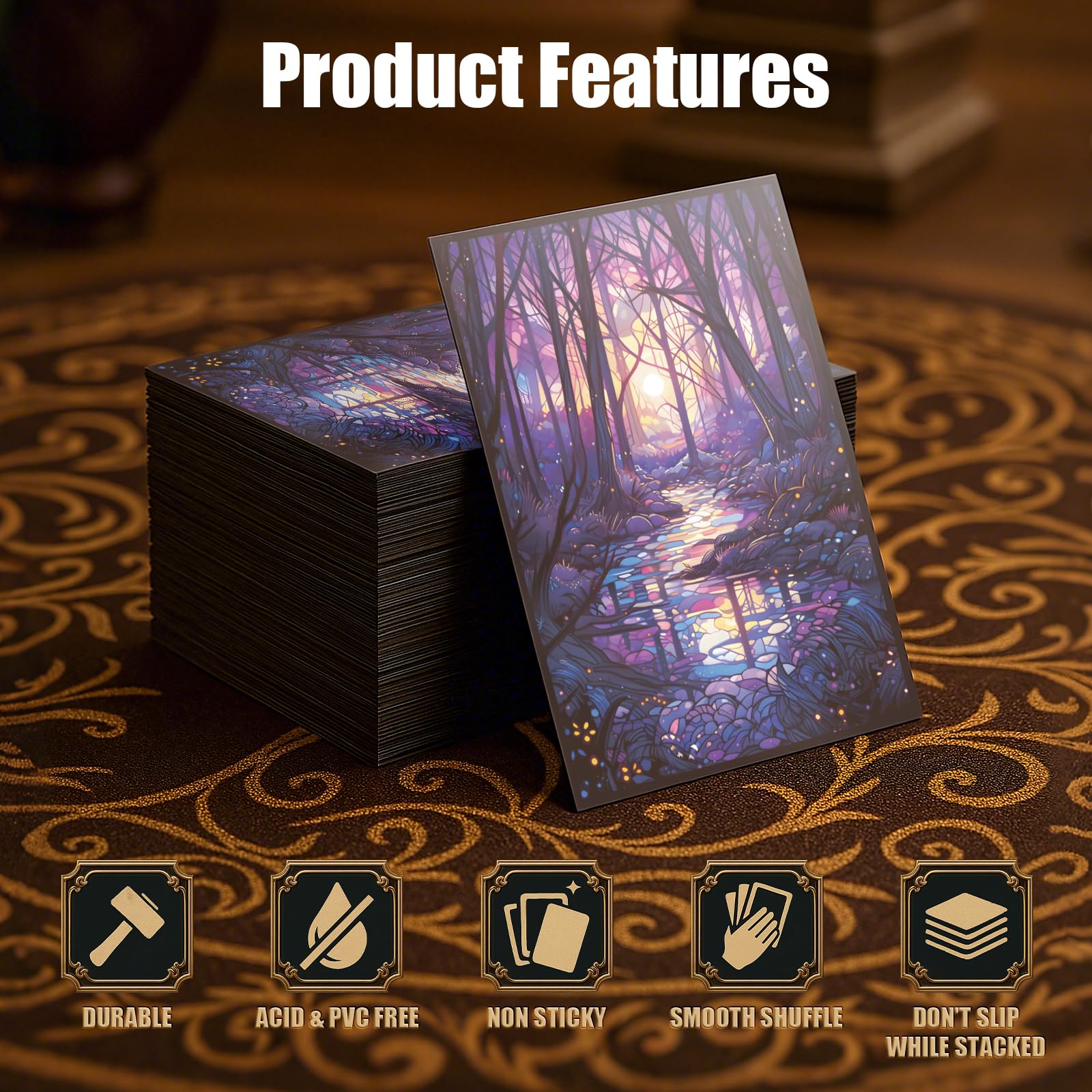 MTG Kartenhüllen Swamp Lotus-Serie - 100 Stück Matte Protective Sleeves