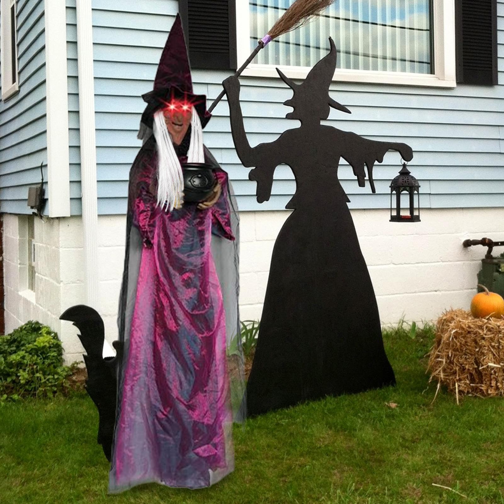 Halloween 180 cm Animowane Krzyczące Rekwizyty Zewnętrzne