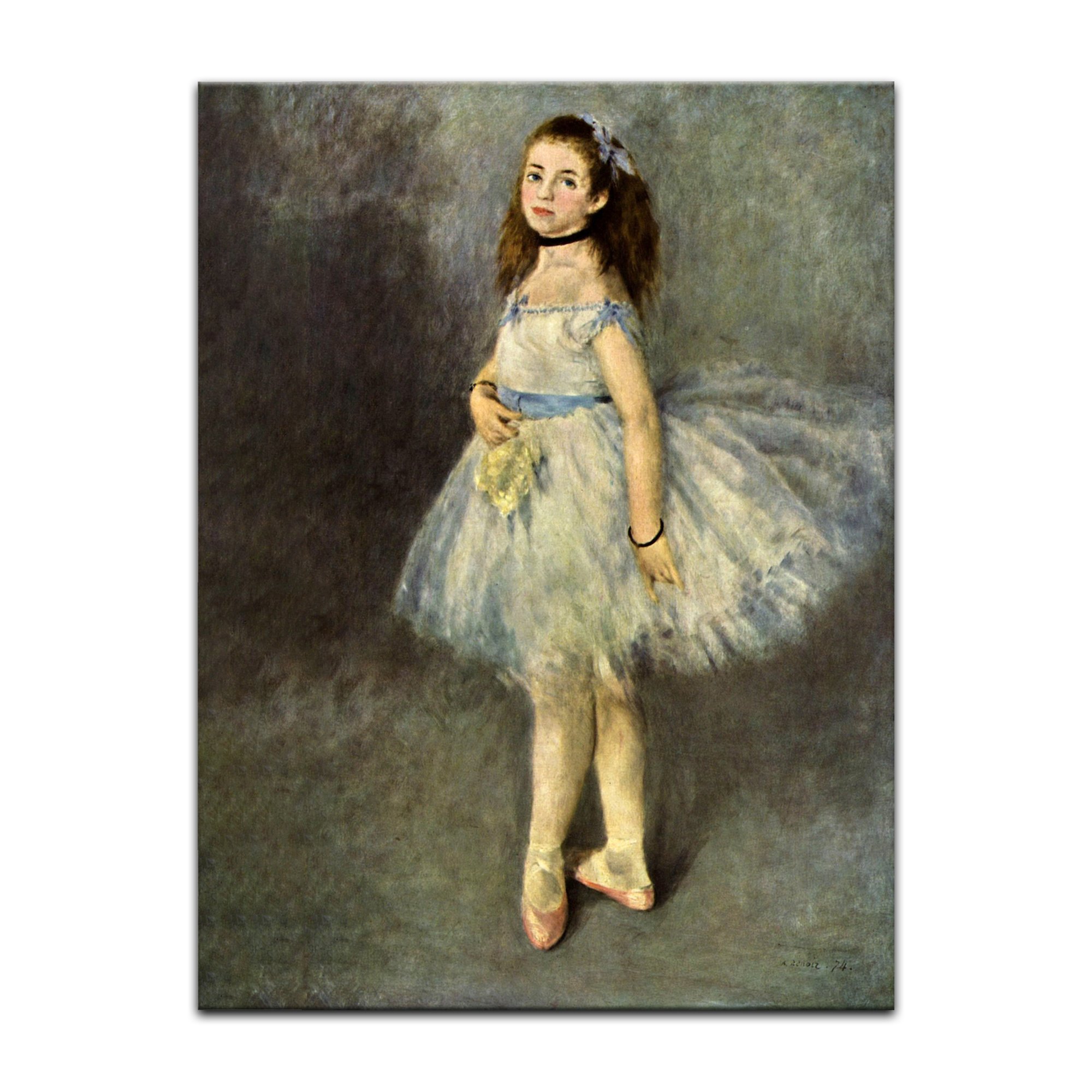 tela immagine - Pierre-Auguste Renoir - Il ballerino 90x120cm Grande - Antichi Maestri Immagine del telaio a Cuneo - tela immagine Antichi Maestri Pittura Tela fotografica Immagine su tela