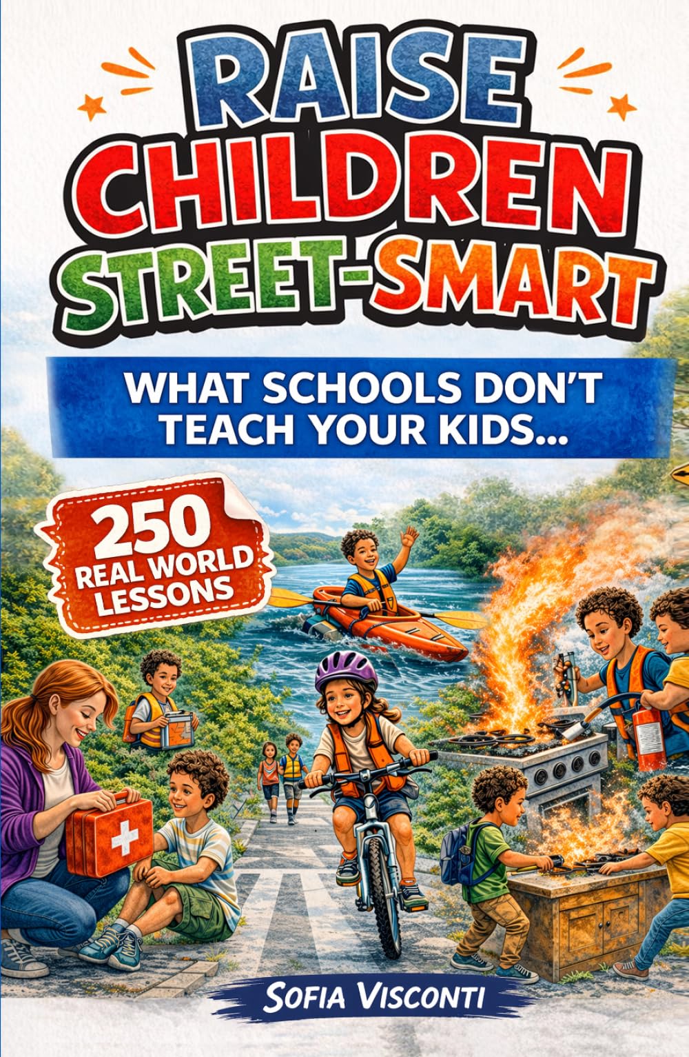 Raise Children Street-Smart - What Schools Don't Teach Your Kids : 250 Real World Lessons to Build Confident, Independent, Resilient Kids with the ... to Handle Anything (The Street-Smart Series)