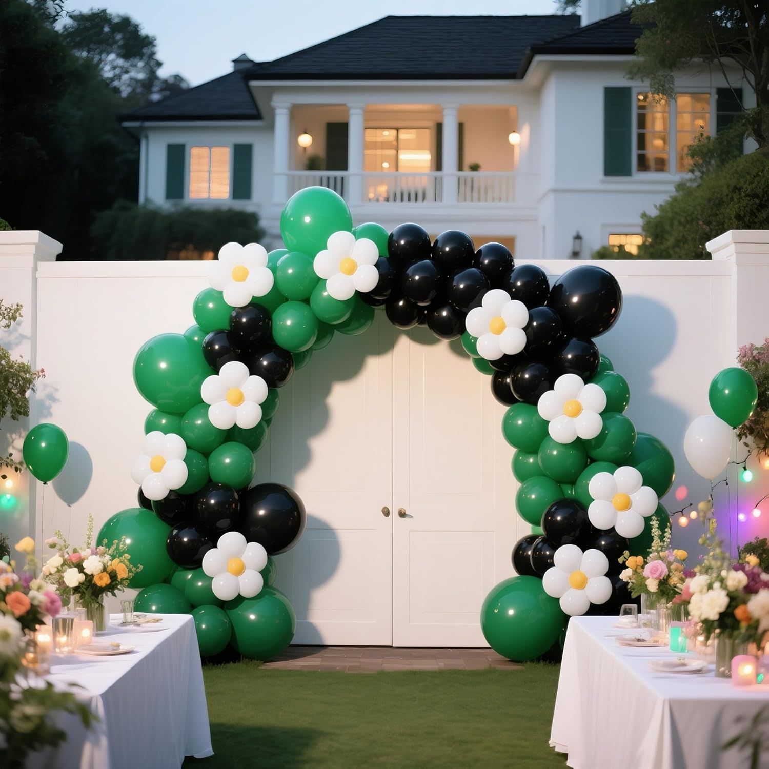 Black Balloons 145pcs Different Sizes 5in 10in 12in 18in Shiny Metallic Black Latex Balloon Arch Kit Garland for Graduation Halloween Baby Shower Birthday Party Decoration - Image 5