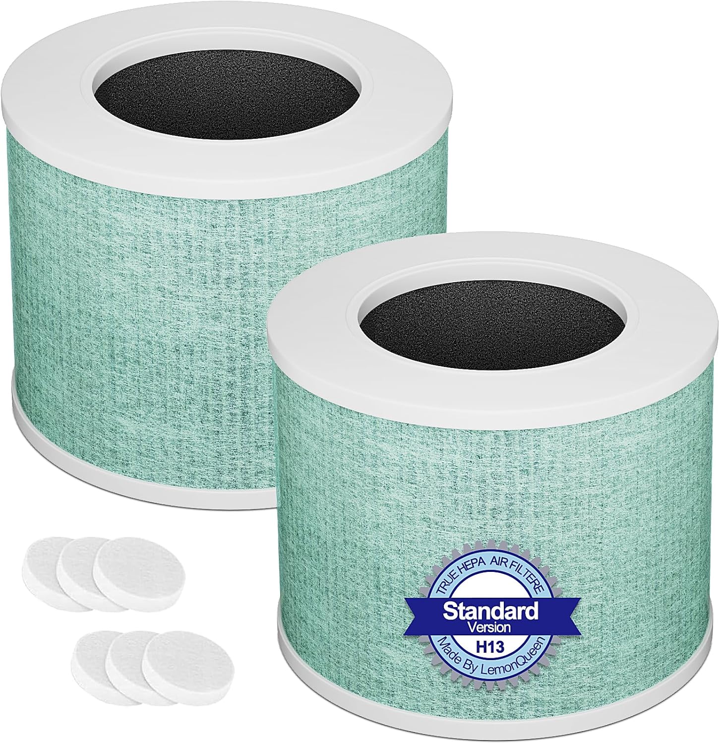 Core Mini Replacement Filter Compatible with LEVOIT Core Mini Air Purifier, Core Mini-P, 3-in-1 H13 HEPA Filter, Mini-RF Filter with Activated Carbon, Replace Part #Core Mini-RF, Toxin Absorber Filter