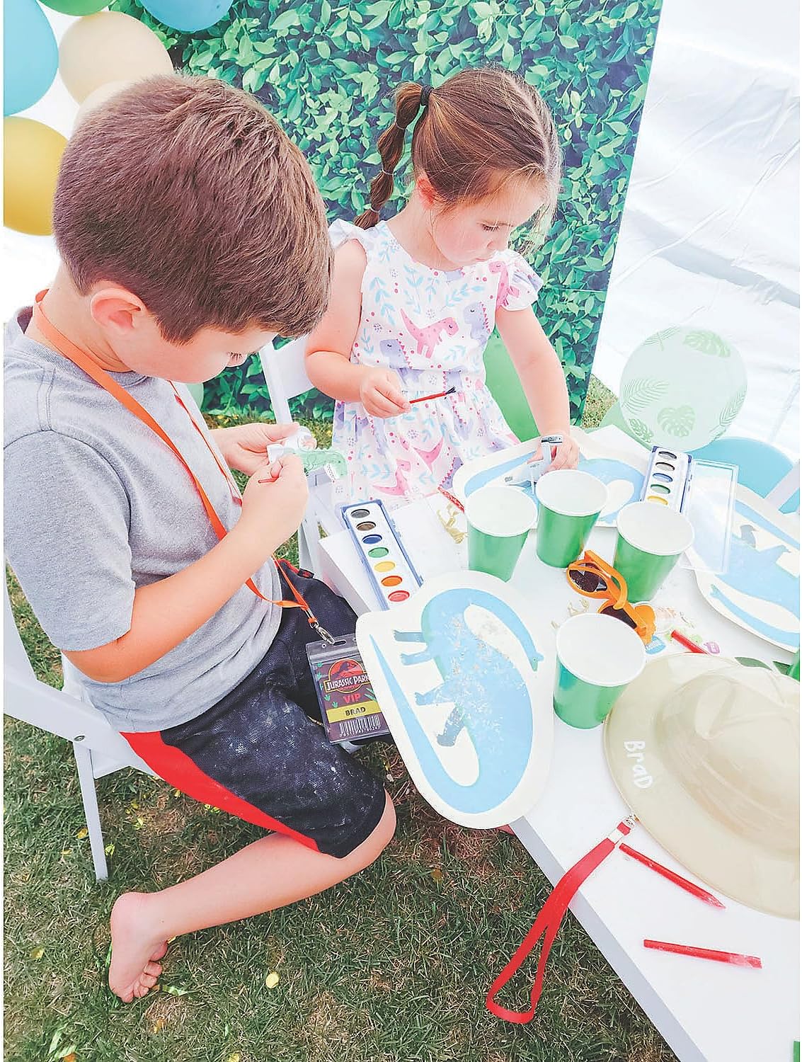Fun Express CYO Foam Mini Dinosaur Craft Kits - VBS Vacation Bible School Supplies/Decor - 48 Pieces