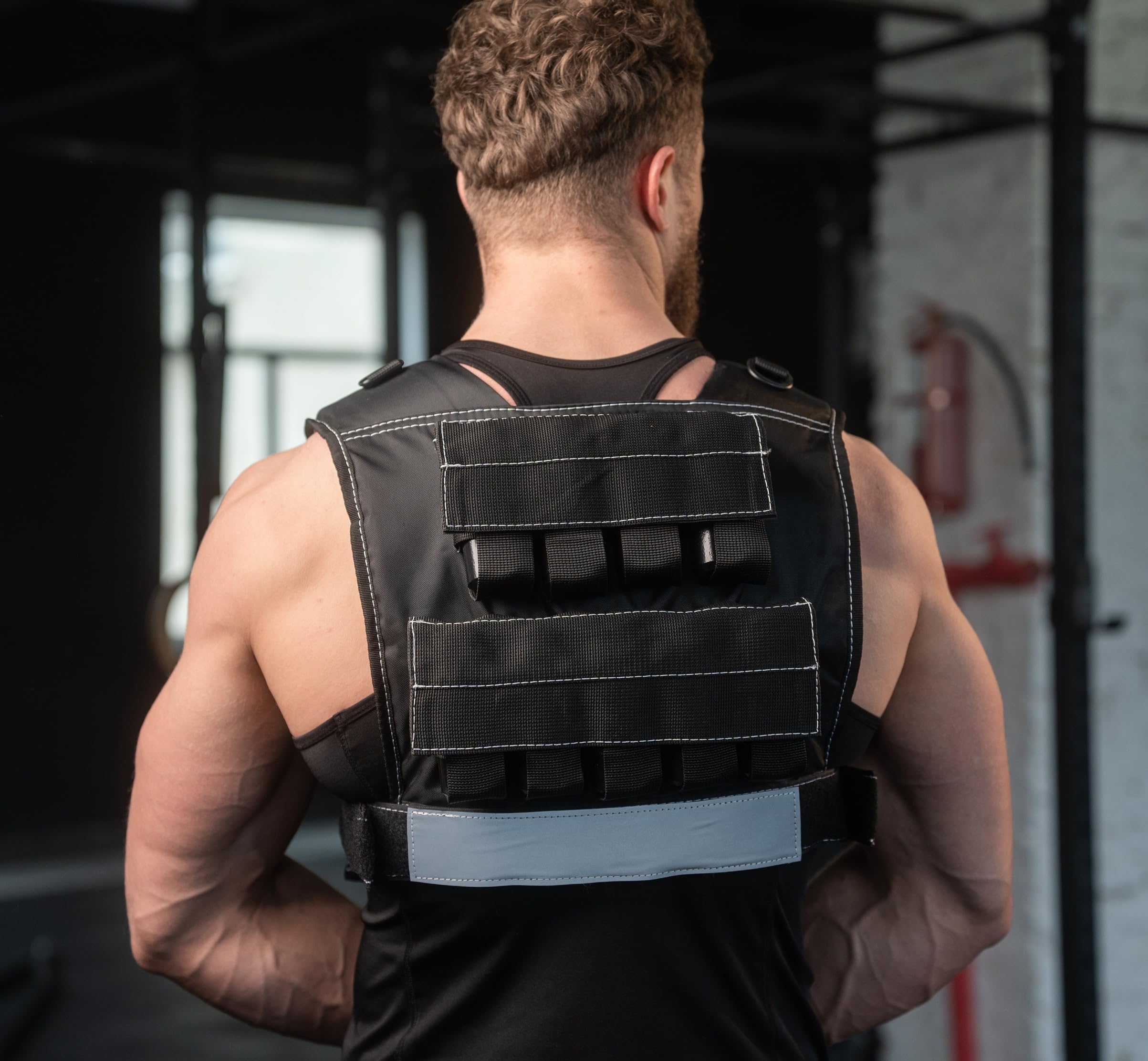 Gilet Pesato Regolabile 20LBS (9kg) Per Cross Training, Uomo/donna, Nuovo
