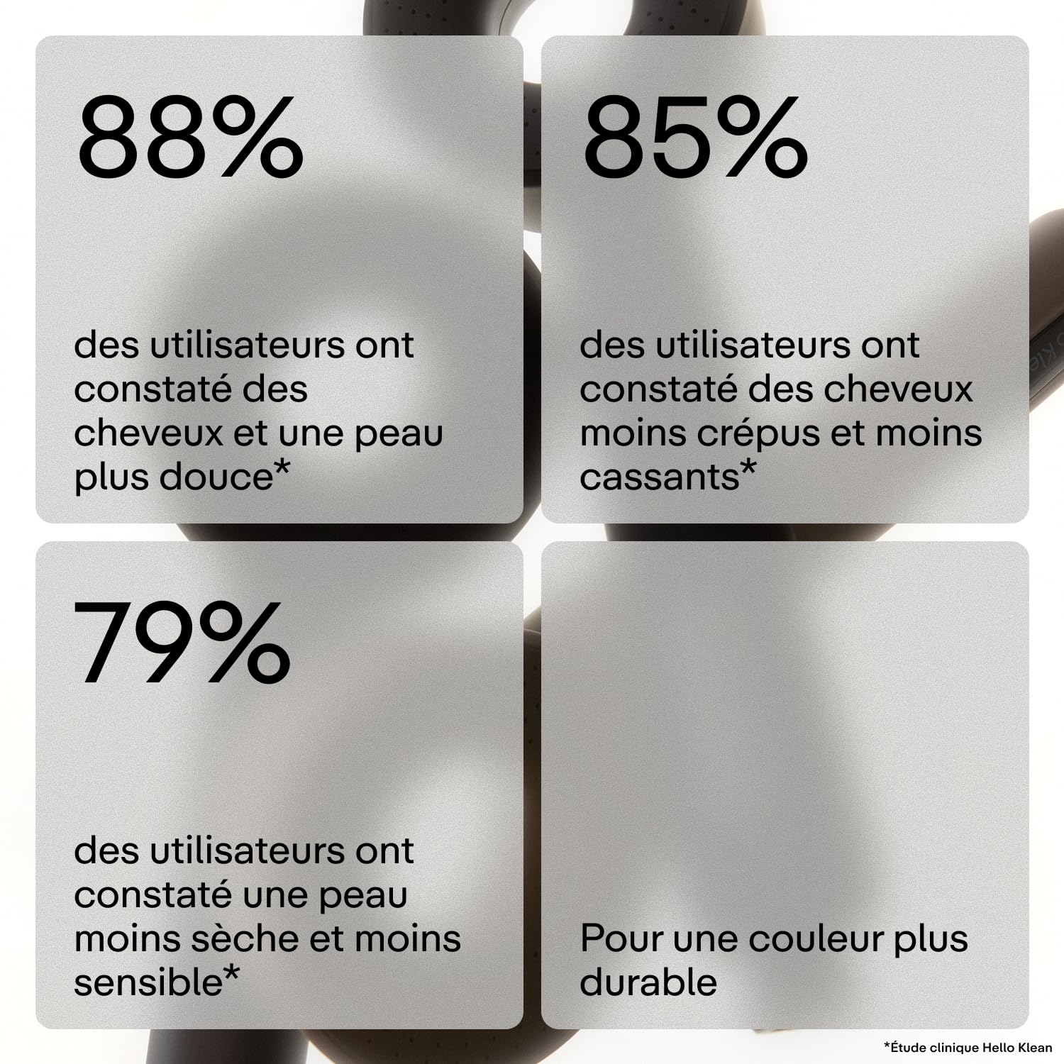 Hello Klean Pommeau de douche noir - Filtre les métaux indésirables, le chlore et les impuretés présents dans l’eau - Améliore la qualité de la peau et des cheveux