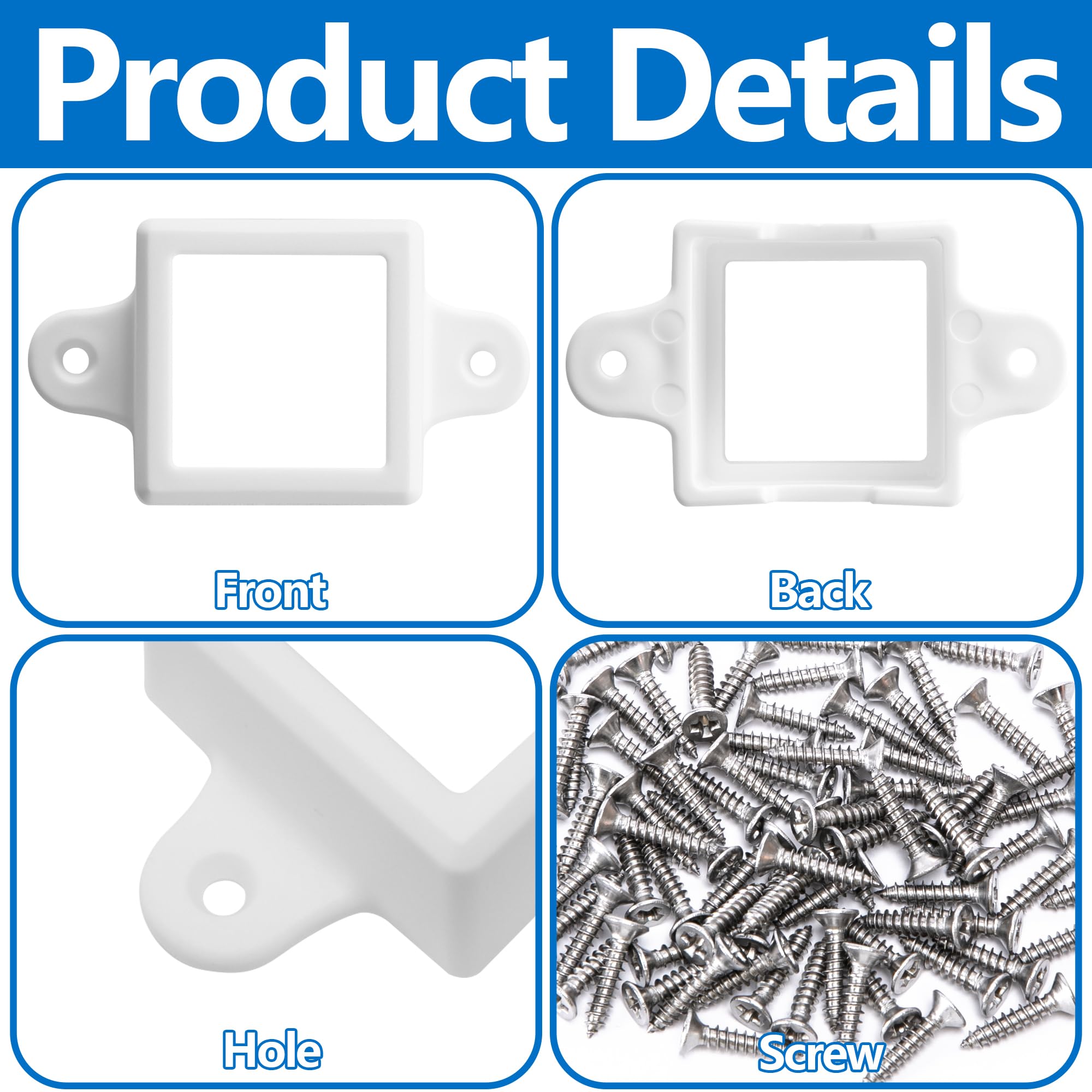 H705 LED Mounting Brackets - 80 Pack -3