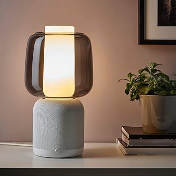 Ikea SYMFONISK lampa głośnikowa z Wi-Fi, szklany klosz