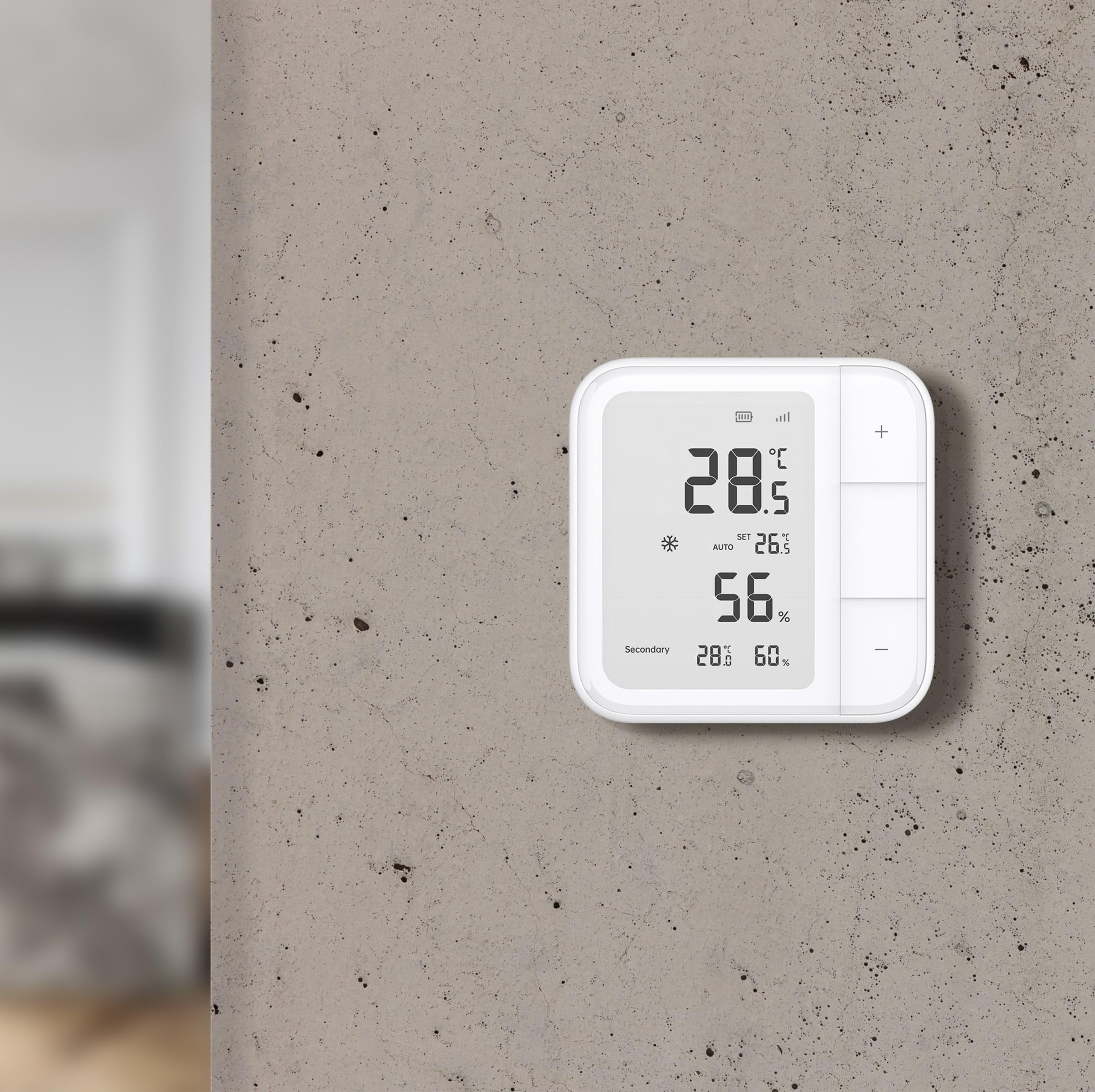 Aqara Sensor de clima W100, monitor inteligente de temperatura y humedad, compatible con alambre y Zigbee, pantalla LCD, 3 botones inteligentes