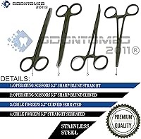 Vista 4 de OdontoMed2011 Kit de primeros auxilios para estudiantes de laboratorio avanzado de 24 piezas para estudiantes de anatomía y biología, instrumentos