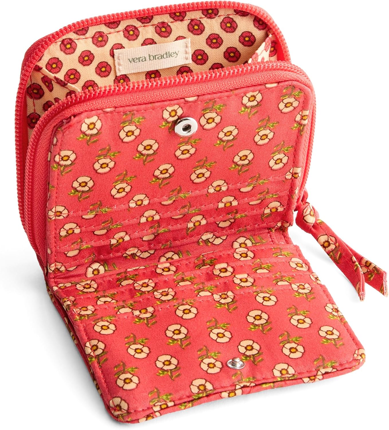 ★★送料無料★★[ヴェラ・ブラッドリー] 財布 Cotton Gabardine Small Zip-around Wallet