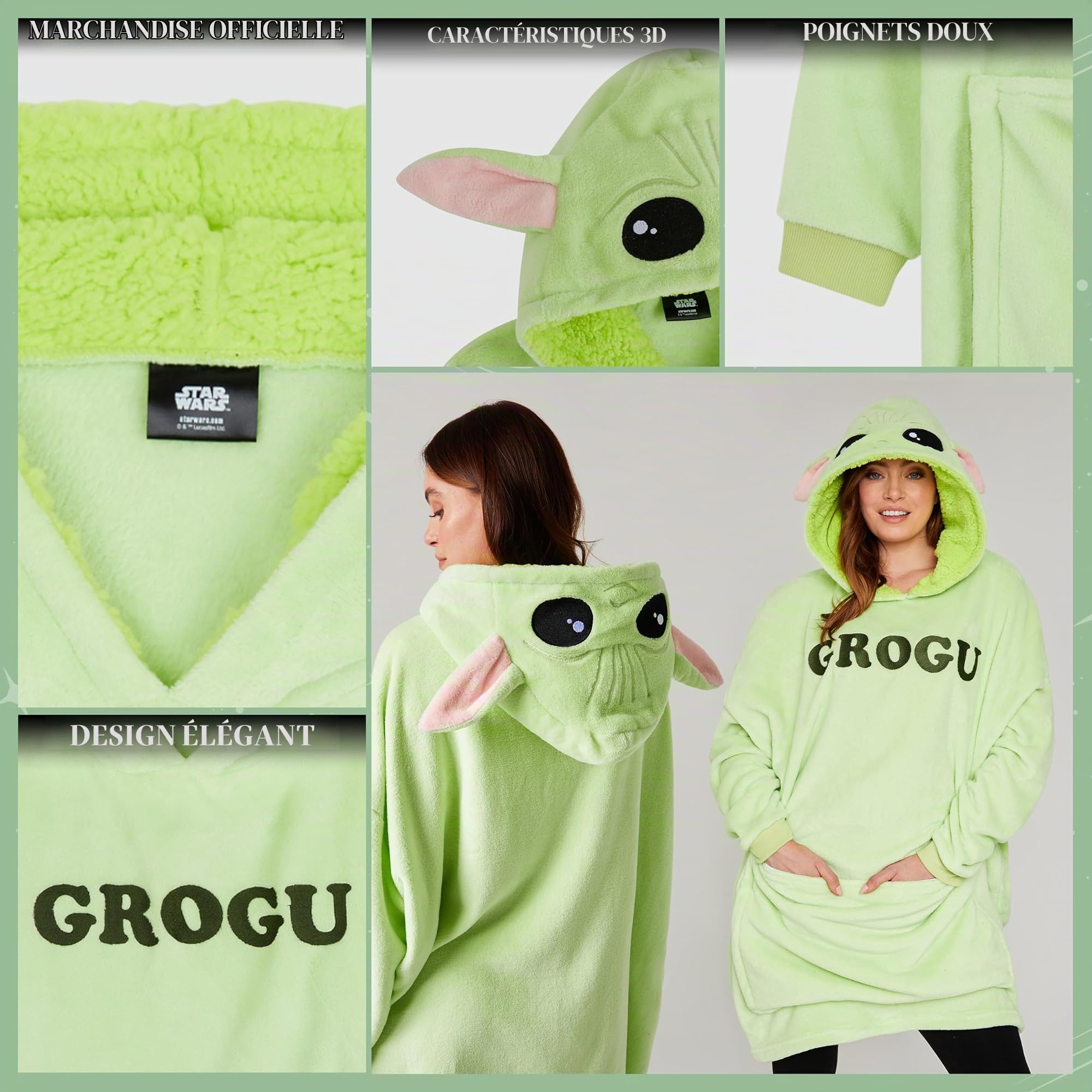 Disney Sweats à Capuche Femme, Sweatshirt en Polaire, Taille Unique