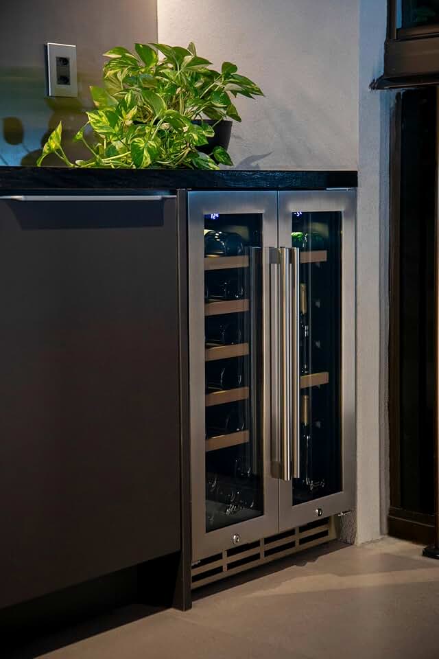 Adega e Cervejeira 2 em 1 - M.Prime VinoBeer Inverter Smart DualZone Multiuso - de Embutir