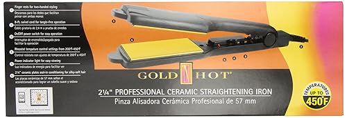 Miniatura 2 de Gold N Hot GH2145 Plancha plana de cerámica profesional de 2-14"