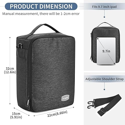 Miniatura 2 de G-raphy Bolsa para cámara DSLR SLR SLR Bolsa de protección sin espejo para cámaras (Nikon, Sony Olympus, Canon, Kodak, Fujifilm, Panasonic, etc.,