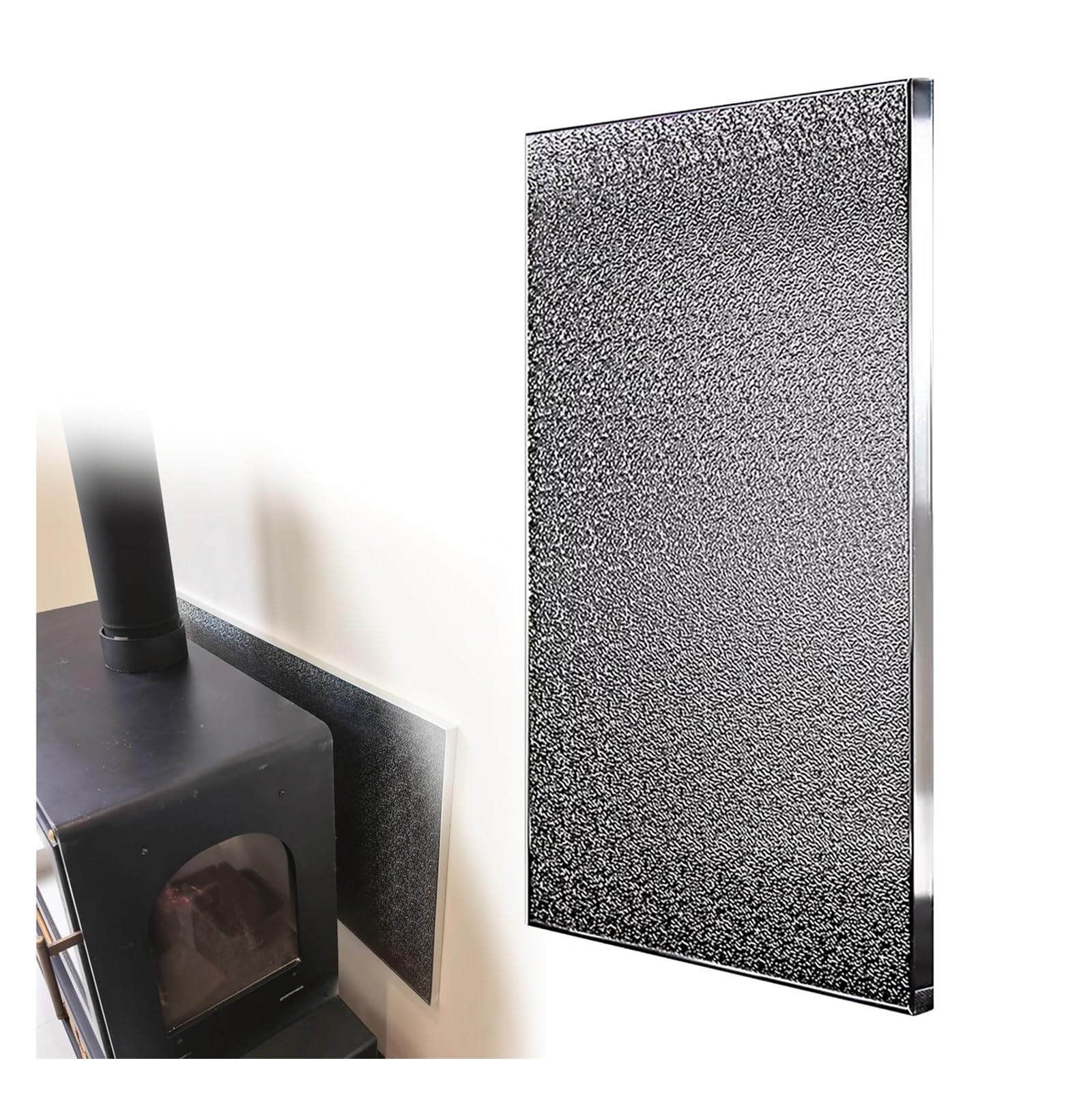 Heat Shield Board for Kitchen Appliances, Wood Stove Insulation/Stove Side Guard/Oven Backsplash/Fridge Protector/Fireplace TV Safety Barrier/Grill Shield(120x55 cm/47.2x21.7 in)