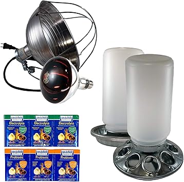 Amazon.com : Notti Farm Chick Starter Kit | Chick Heat Lamp and Heat ...
