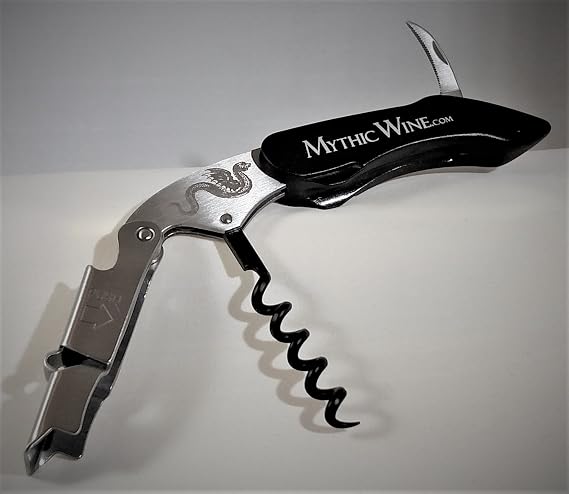 MYTHIC Double Lever Premium Waiter's Corkscrew stainless with teflon worm