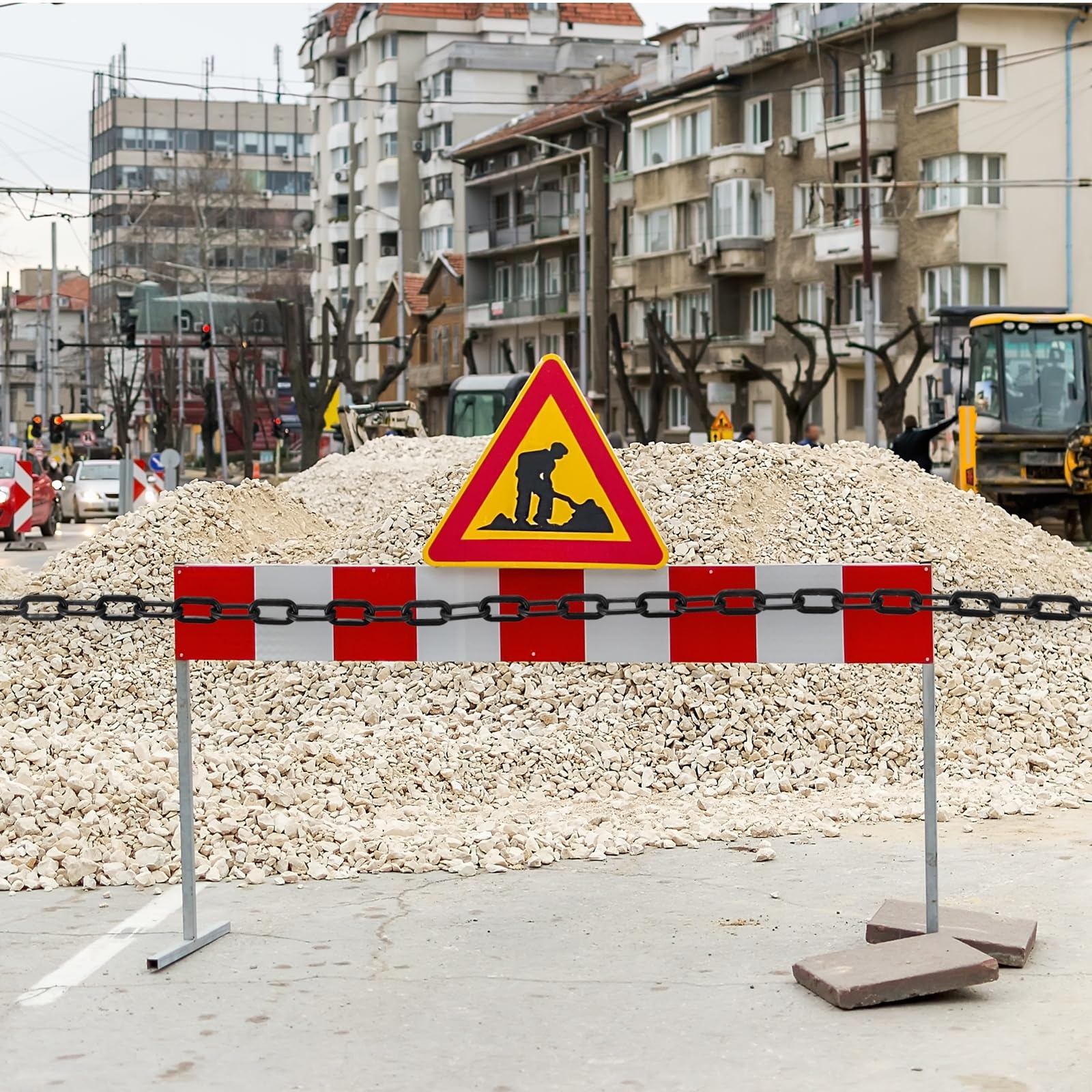 PATIKIL 300ft Kunststoff-Absperrkette, Sicherheits-Absperrkette Kunststoffkettenglieder Crowd Control Barrier für Zaun Tor Garten Bau Auffahrt Aufzug Parkplatz, Schwarz