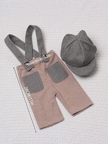 Miniatura 10 de Trajes de sesión de fotos para niño recién nacido, 2 piezas, trajes de fotografía para recién nacidos, accesorios de fotografía para bebé, traje de
