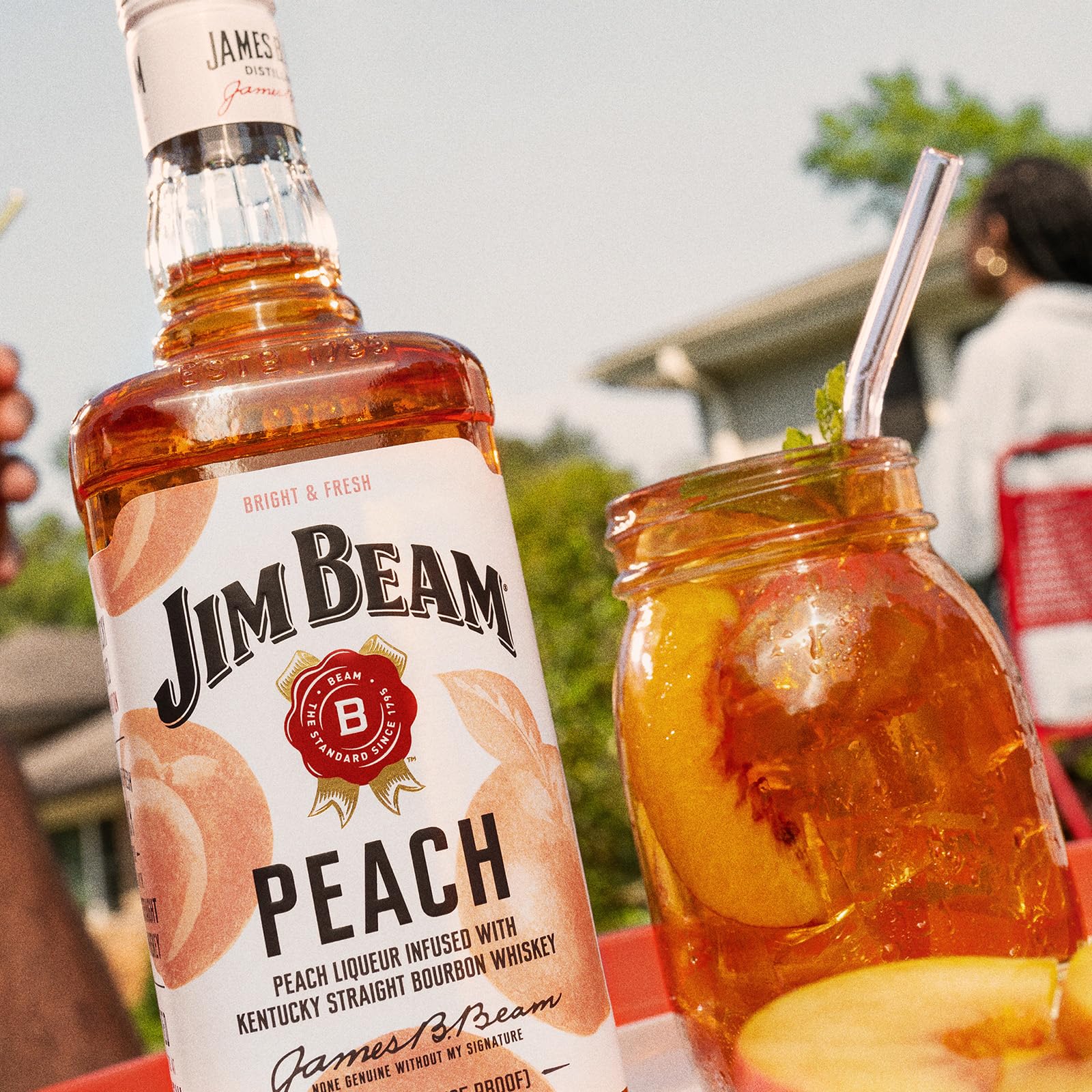 Amazon.co.jp: ジムビーム ピーチ 700ml [JimBeam バーボン ウイスキー