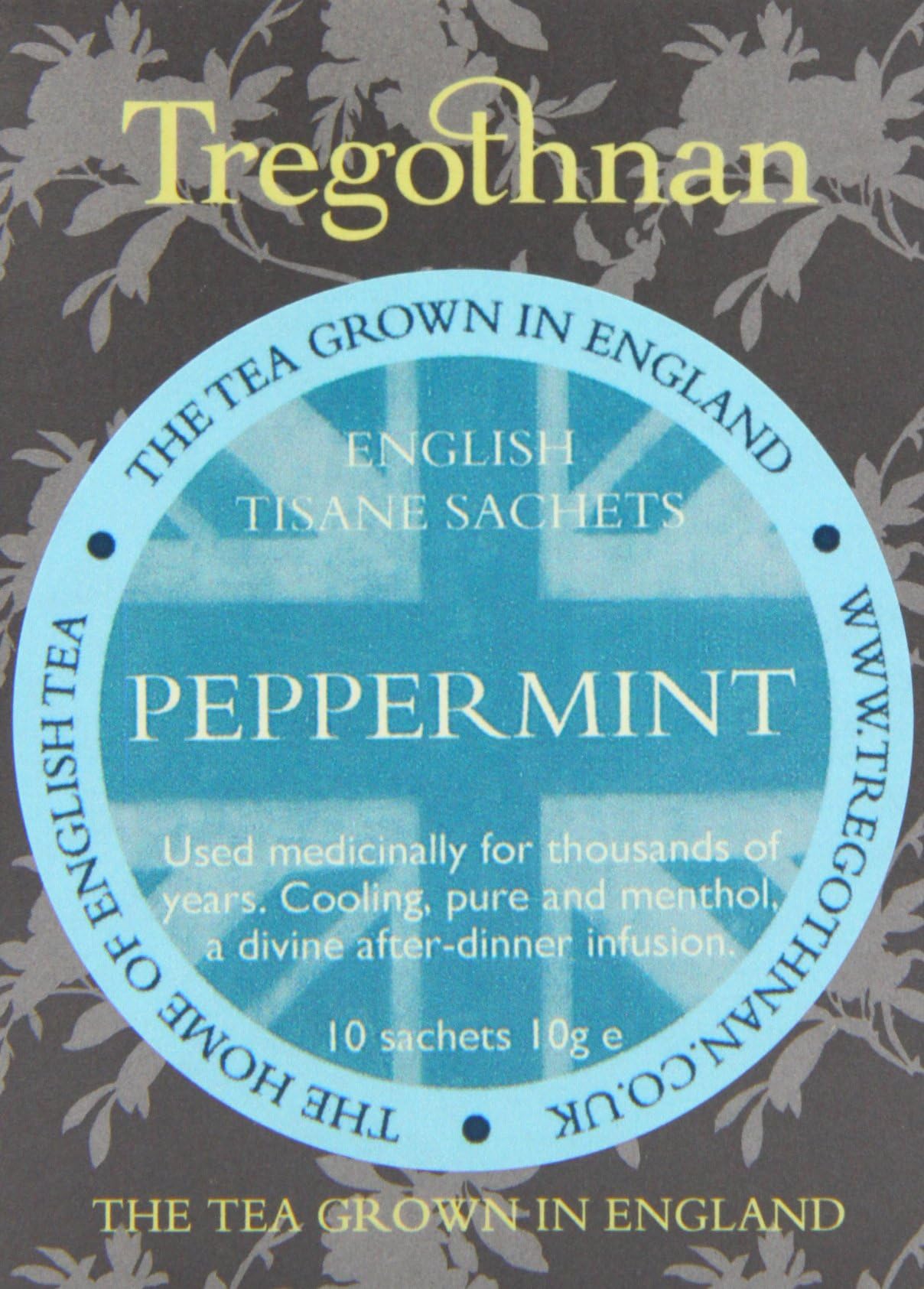 Tregothnan Peppermint Tea (Pack of 1, Total 10 Sachets)