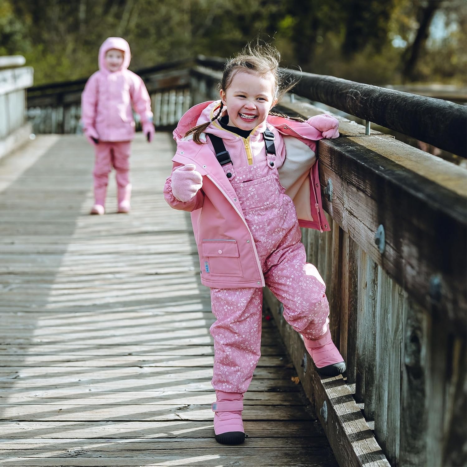 JAN & JUL Waterproof Fleece Lined Rain Jacket, Raincoat for Kids
