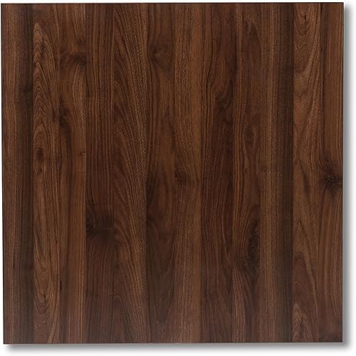 Miniatura 2 de Baxton Studio Lovy - Juego de comedor moderno y contemporáneo tapizado de madera de nogal oscuro de 5 piezas con acabado de nogal oscuro