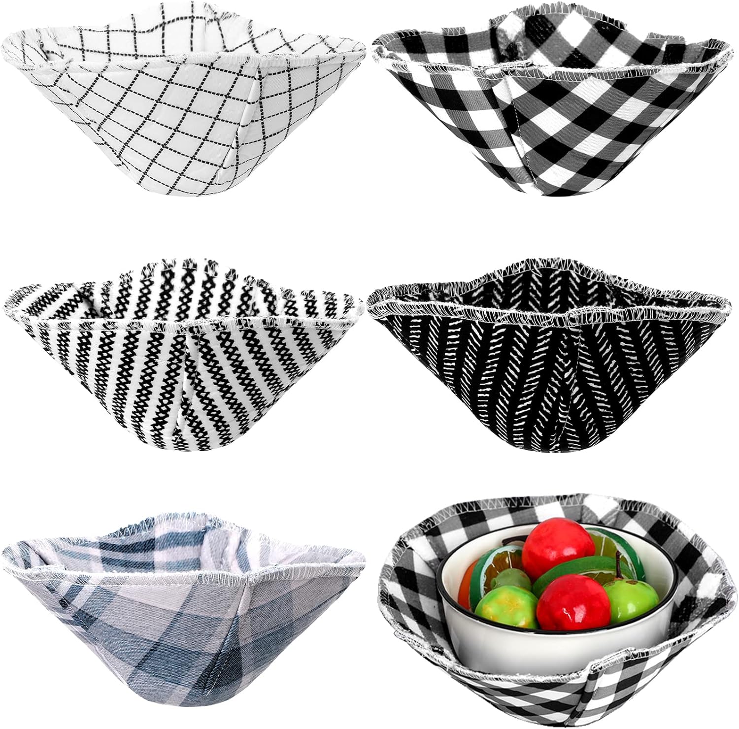 Microwave Bowl Holders Set of 5, Microwave Safe Hot Bowl