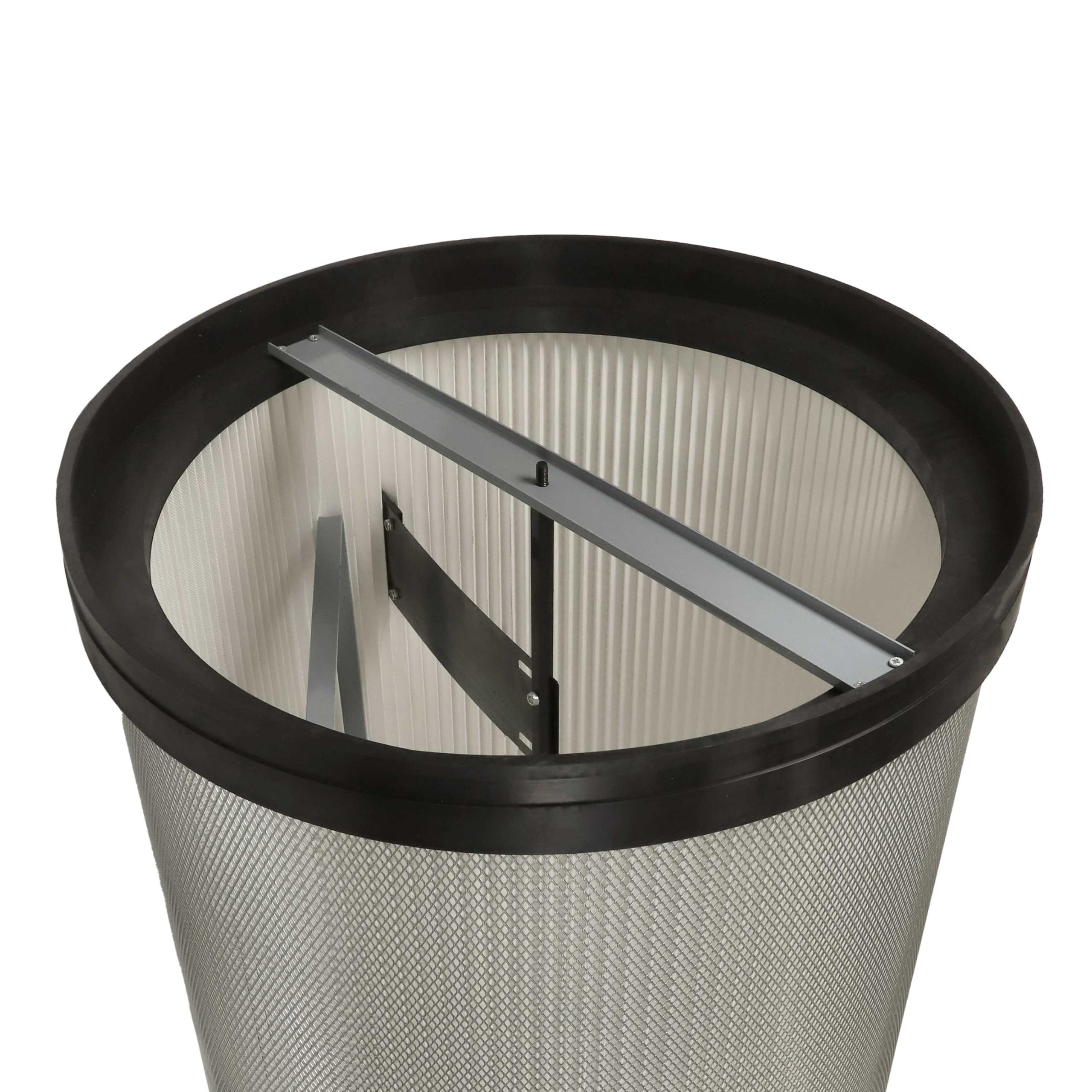 vhbw Feinstaubfilter kompatibel mit Holzmann ABS8000PRO Absauganlage | Feinstaub-Filterpatrone mit Reinigungsbürste