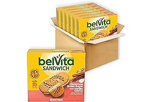 Belvita Breakfast Sandwich Cinnamon Brown Sugar with Vanilla Cream