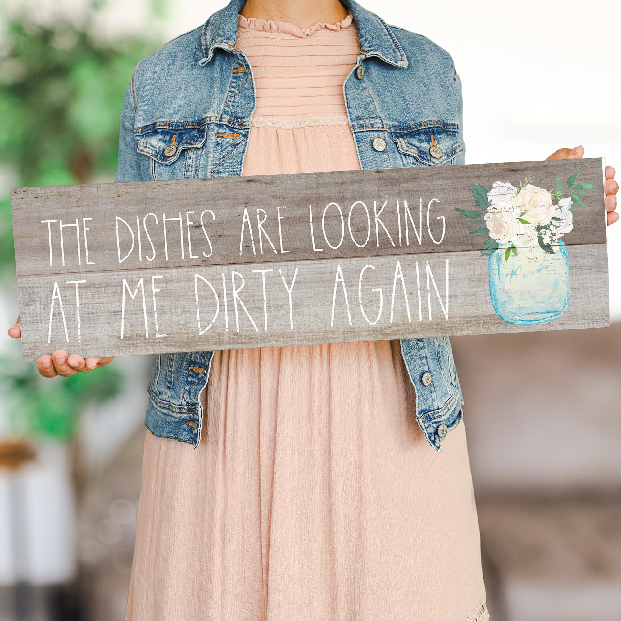 Simply Said, INC - Targa in Legno Vintage per Pallet Boards, 17,8 x 61 cm, Motivo