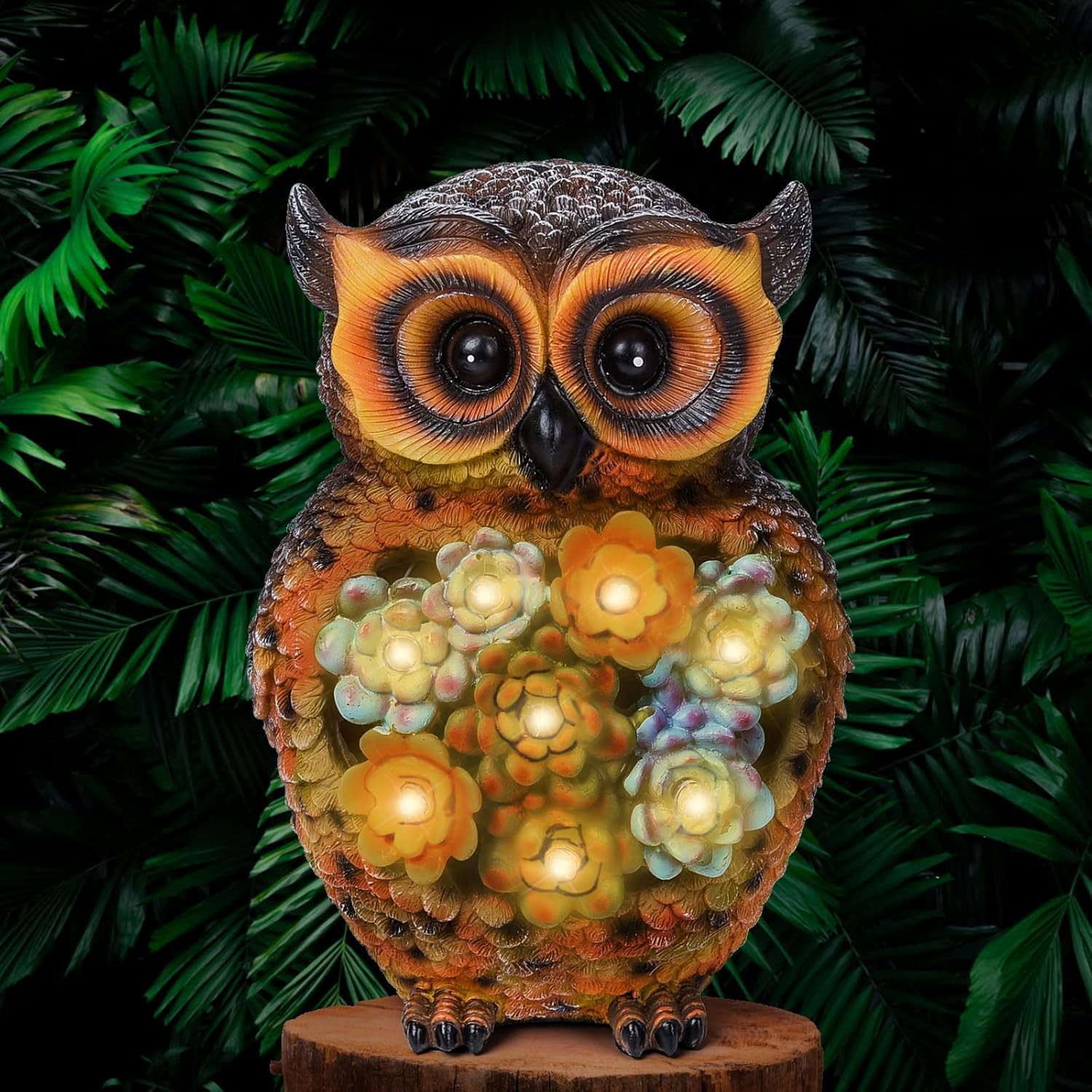 Herefun Esculturas y Estatuas de Jardín de Resina, Adorno Solar para Jardin Exterior, Rana Exterior Adornos Decoracion de Jardin de Casa, Estatuas de Jardín de Resina para Jardín Camino de Césped