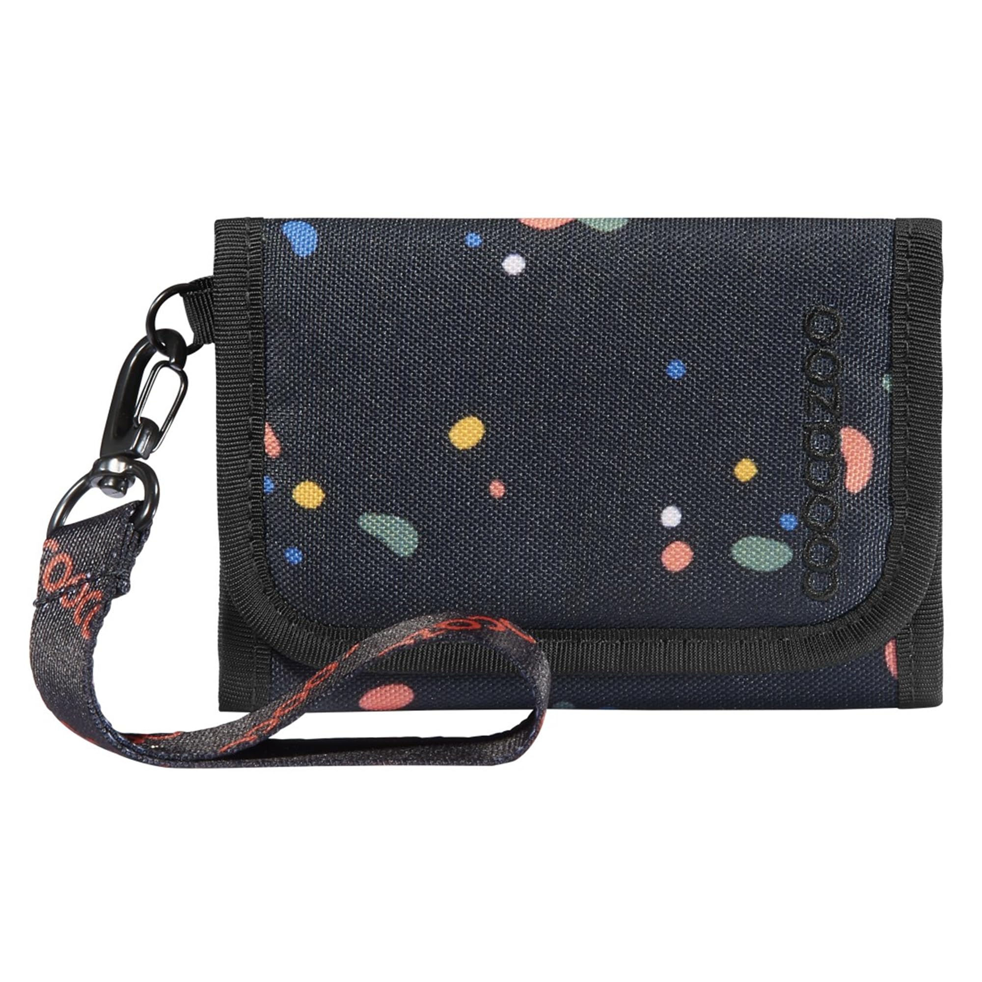 Coocazoo Schulrucksack-Set MATE „Sprinkled Candy“ 3-teilig, schwarz, ergonomischer 30L Tornister, mit Brust- und Hüftgurt für Kinder ab der 5. Klasse, inkl. Mäppchen und Geldbörse