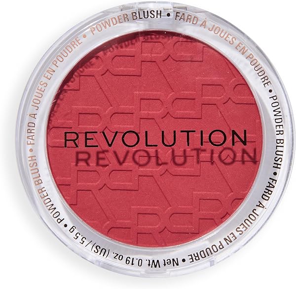 Revolution Blusher Reloaded, Effetto Aerografo, Blush Modulabile, Finish Morbido Opaco, Blush Quotidiano, Vegan & Cruelty-Free, Future Flush Pink, 7.5g - 5