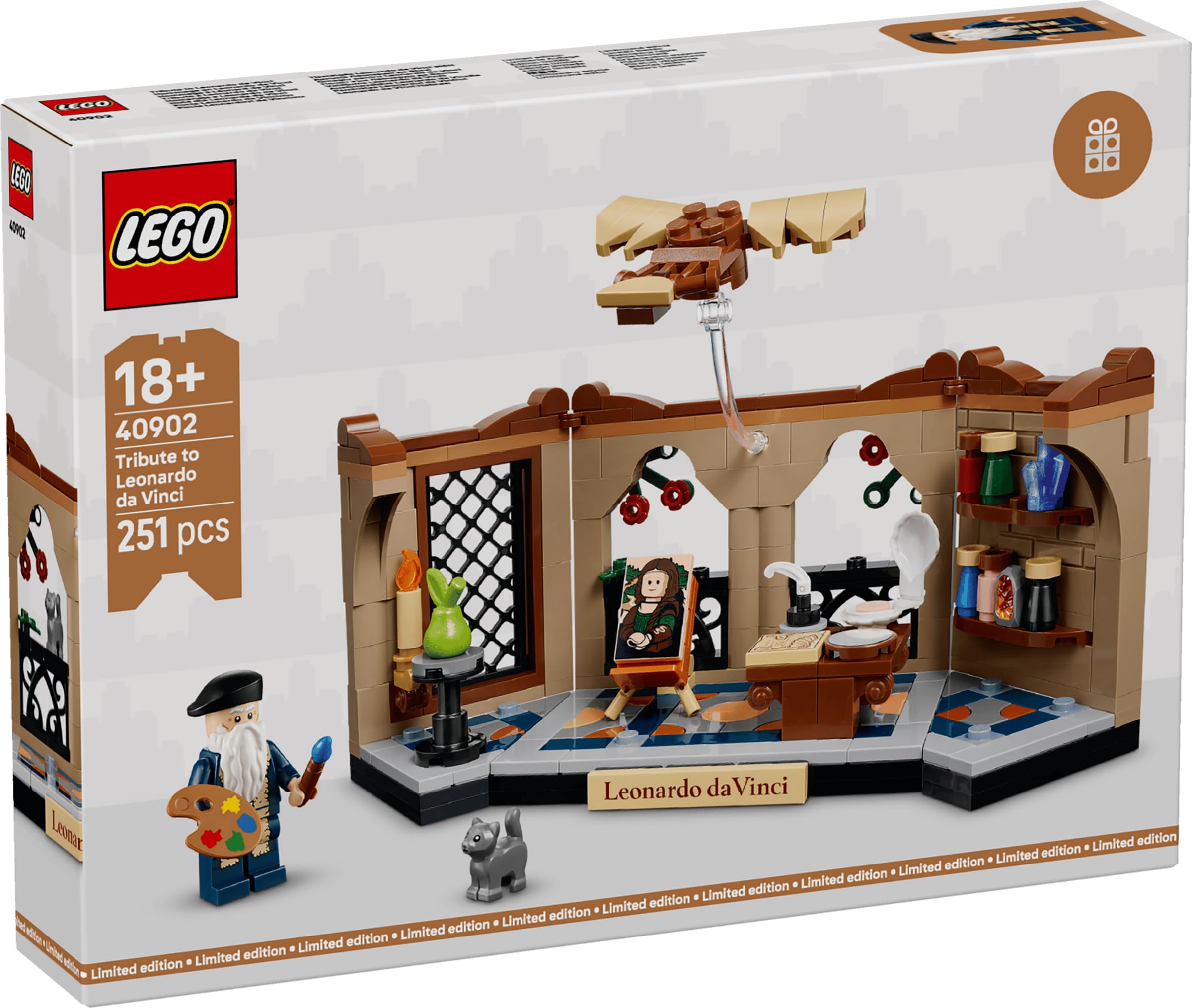 LEGO 40902 - Tribute to Leonardo da Vinci