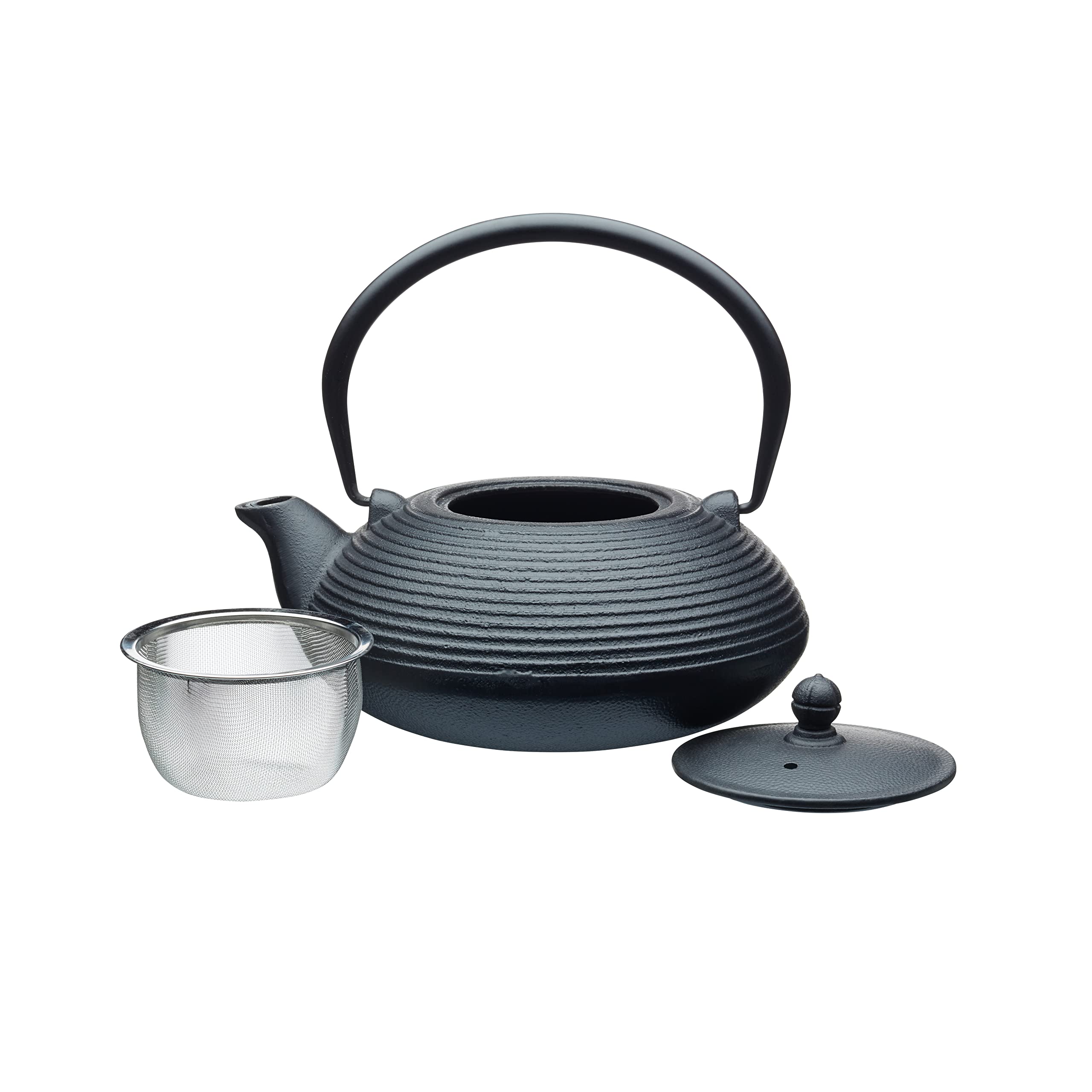 La Cafetière Japanische Teekanne aus Gusseisen, 900 ml, mit Teesieb