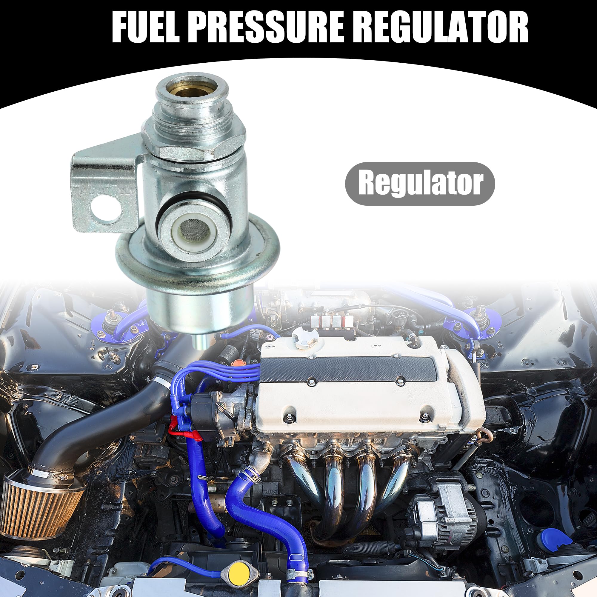 Regulador de Presión de Combustible - Regulador de Presión de Inyección de Combustible para Automóvil - para Chevrolet Colorado 2004-2005 Tono Plateado - 1 Unidad