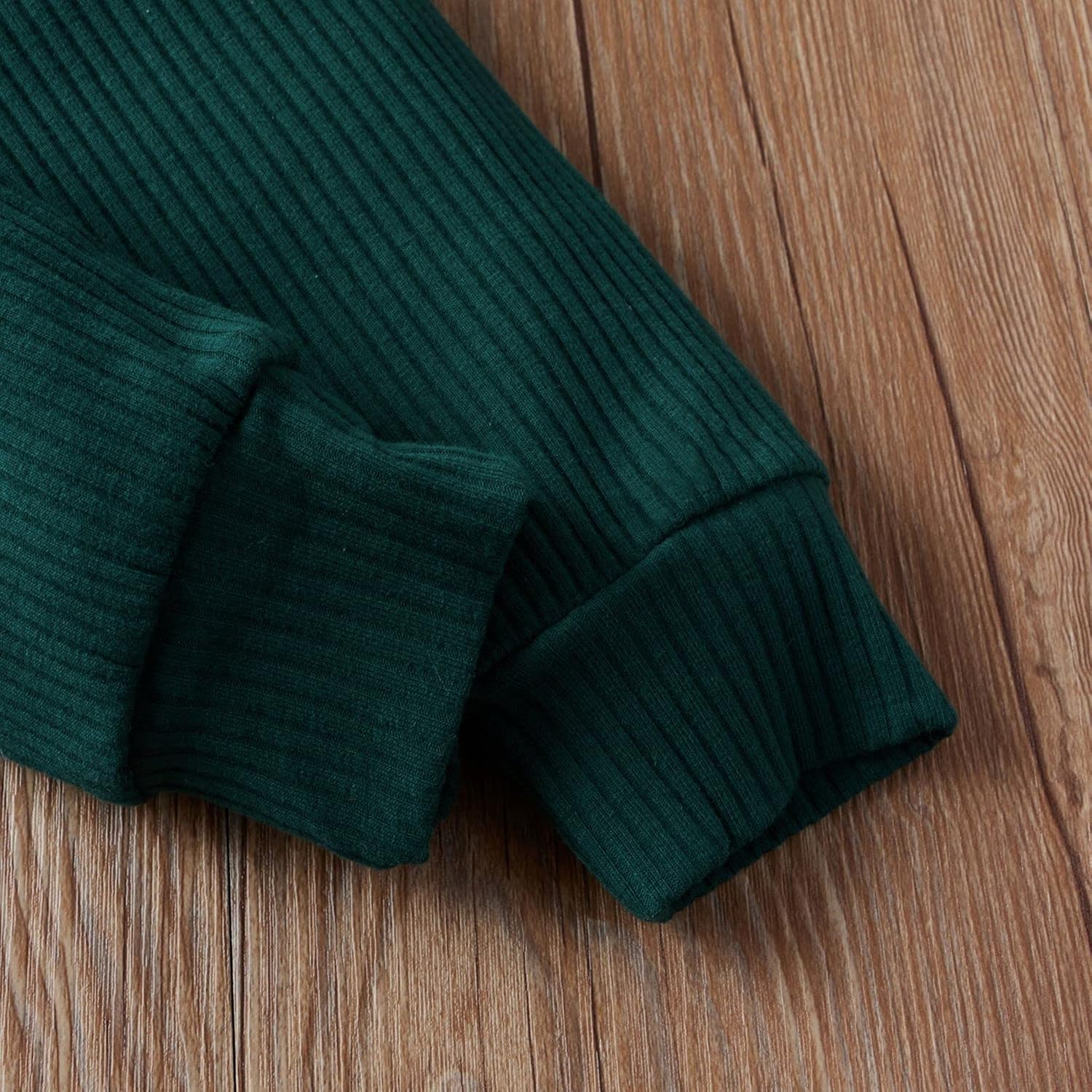 CIYCUIT Newborn Baby Boy Clothes Ribbed Knit Long Sleeve Bodysuit Pants 2-Piece Fall Winter Outfits - Image 6