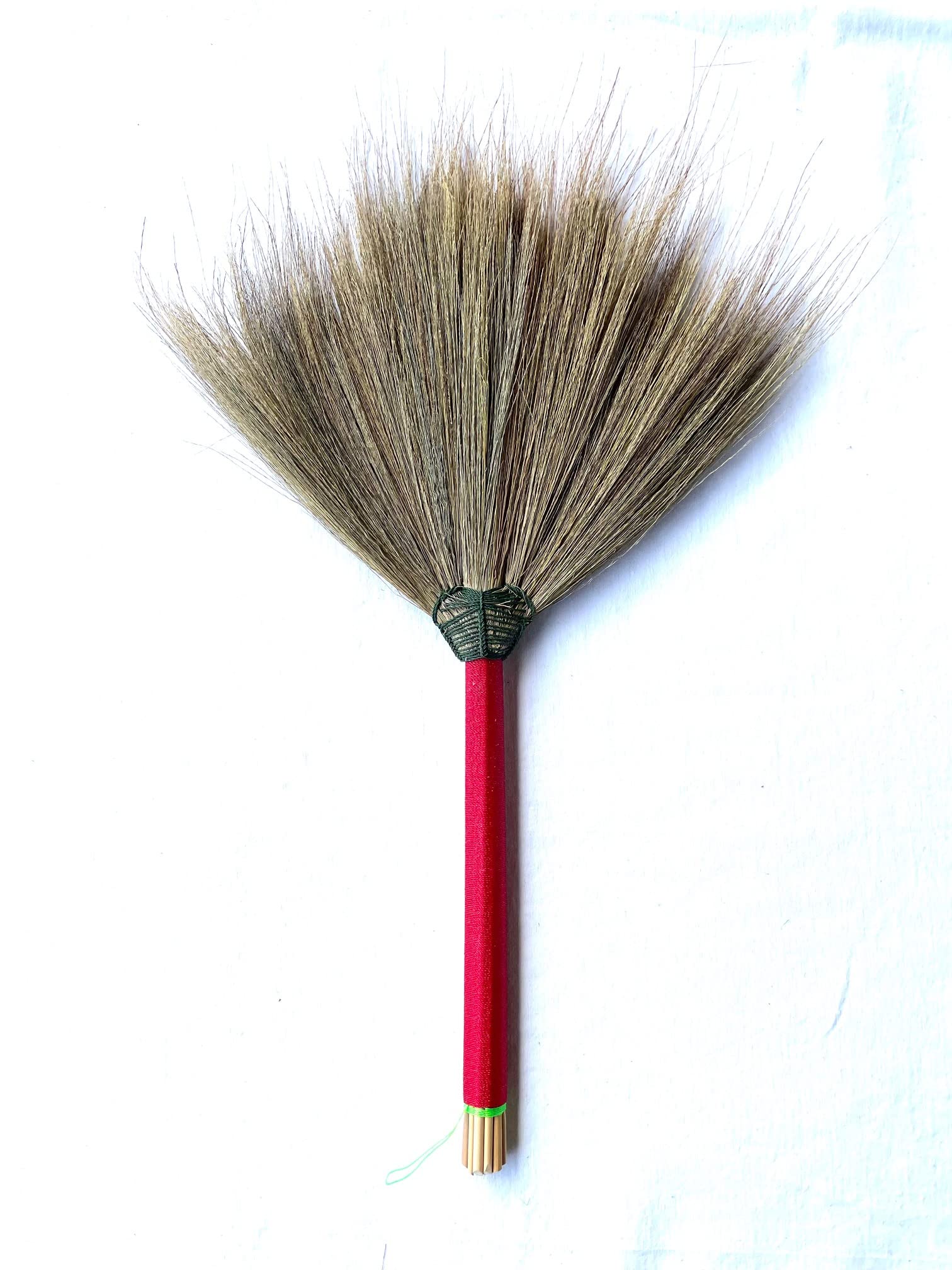 Scopa in vera fibra di palma 50 x 30 cm con manico – Scopa a mano in fibra di cocco