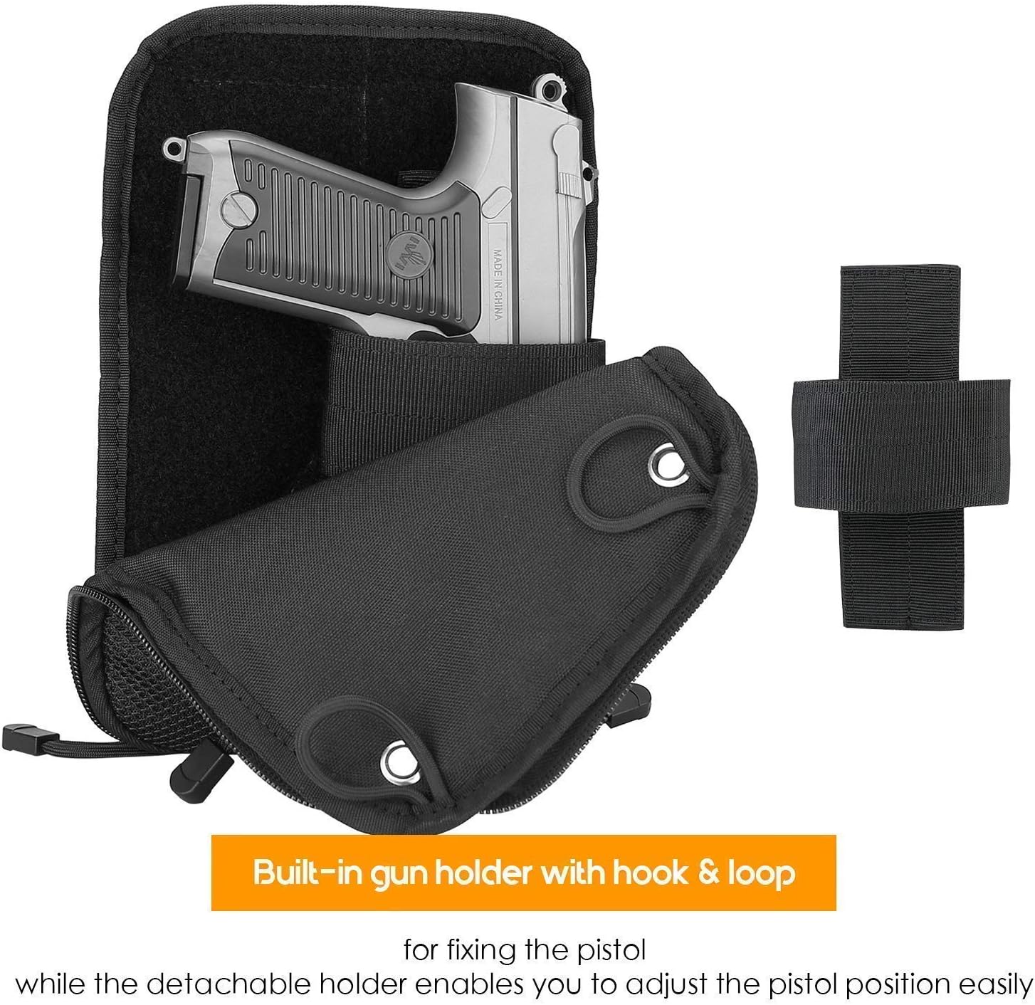 ProCase Concealed Gun Pouch Bundle with Right Hand Universal IWB Holster Magazine Pouch for Concealed Carry : Sports & Outdoors