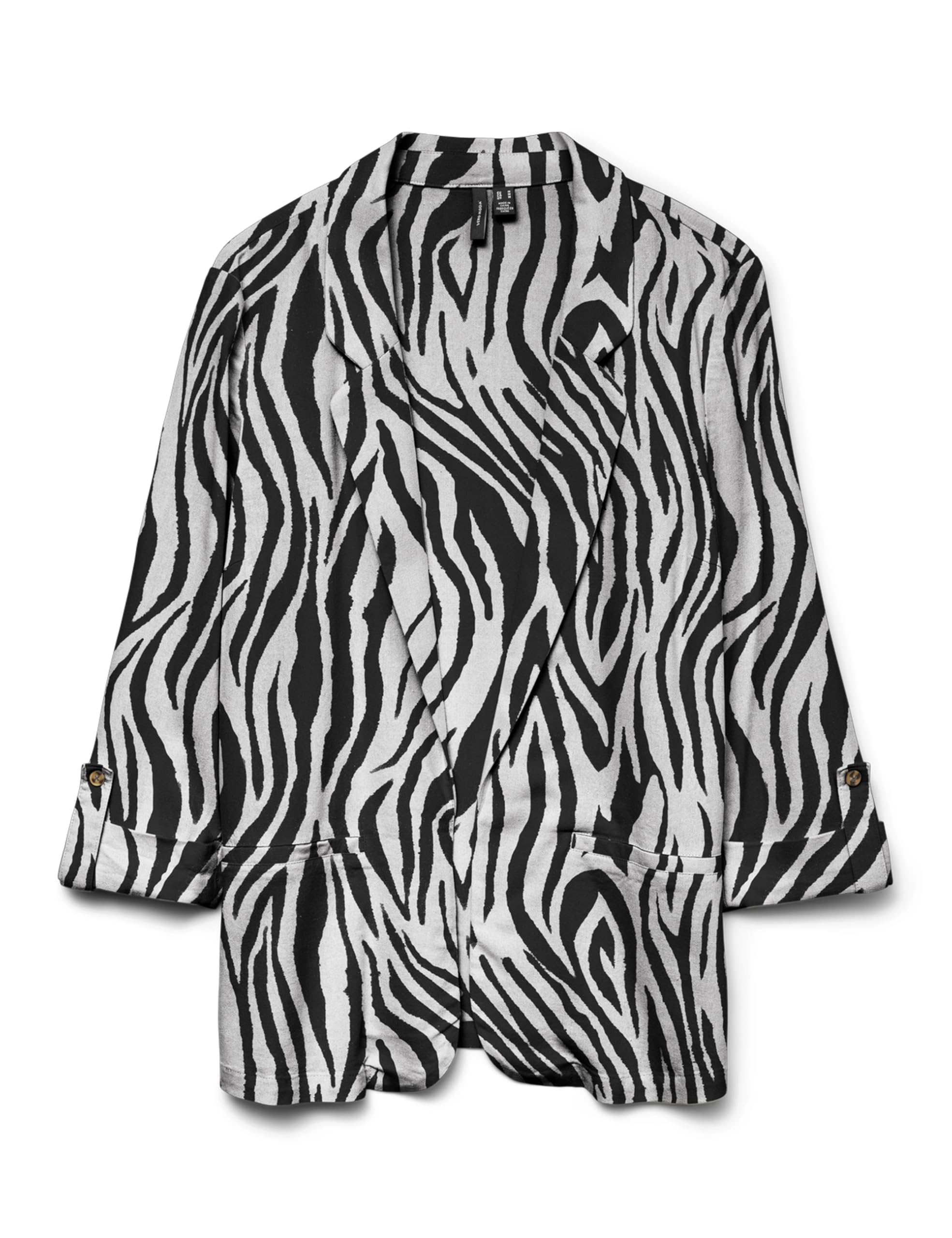 Blazer Ample 3/4 VERO MODA Vmjesmilo avec Doublure Argentée XL - 2