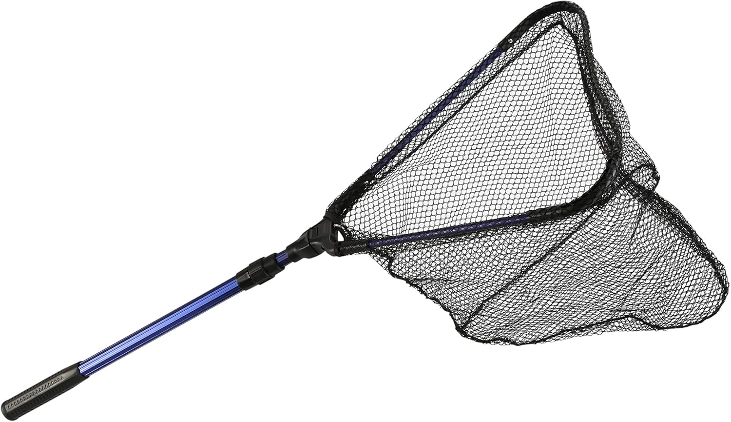 Attwood 12773-2 Medium Fold-N-Stow Fishing Net - Knot-Free Mesh, Compact Storage for Boats