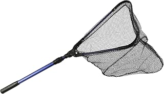 Attwood 12773-2 Medium Fold-N-Stow Fishing Net - Knot-Free Mesh, Compact Storage for Boats