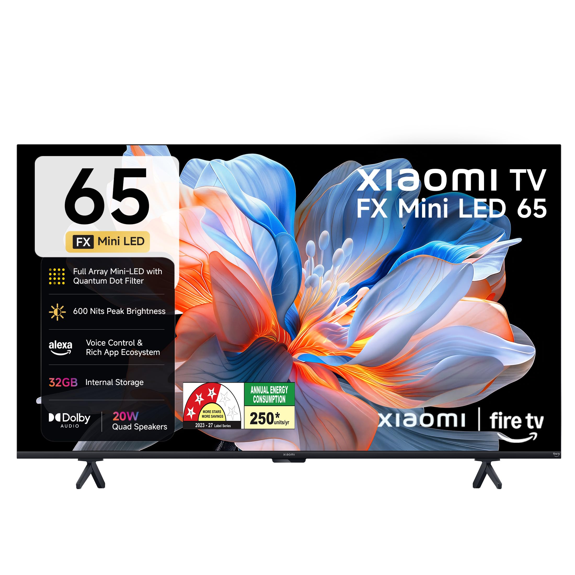 Xiaomi (139 cm) 55 inch Smartchoice FX 4K QD-Mini LED Smart | Full Array Local Dimming | HDR10+ | 120Hz DLG Game Booster | Fire TV | L55MC-FSMIN — Amazon image 30
