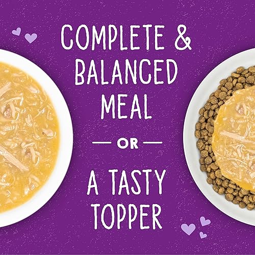 Miniatura 6 de Stella & Chewy's Carnivore Cravings Savory Shreds Latas  Alimento húmedo para gatos sin granos, rico en proteínas, receta de pollo sin jaula y