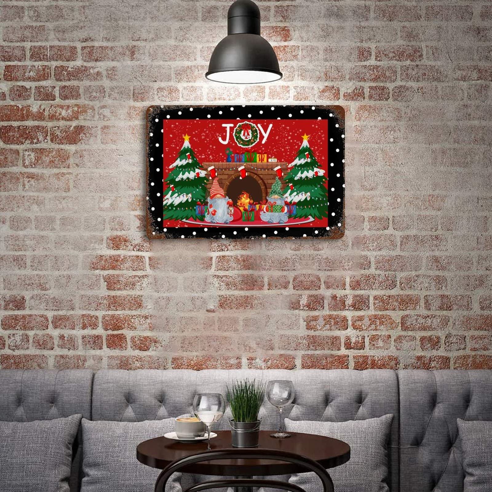 Kasmole da Giardino degli Elfi di Natale,Pali da Giardino in Ferro a Tema Natalizio con Motivo Elfo | Decorazione del Cortile per Vacanze, Giardino, Patio, Prato, Cortile, Porta d'ingresso