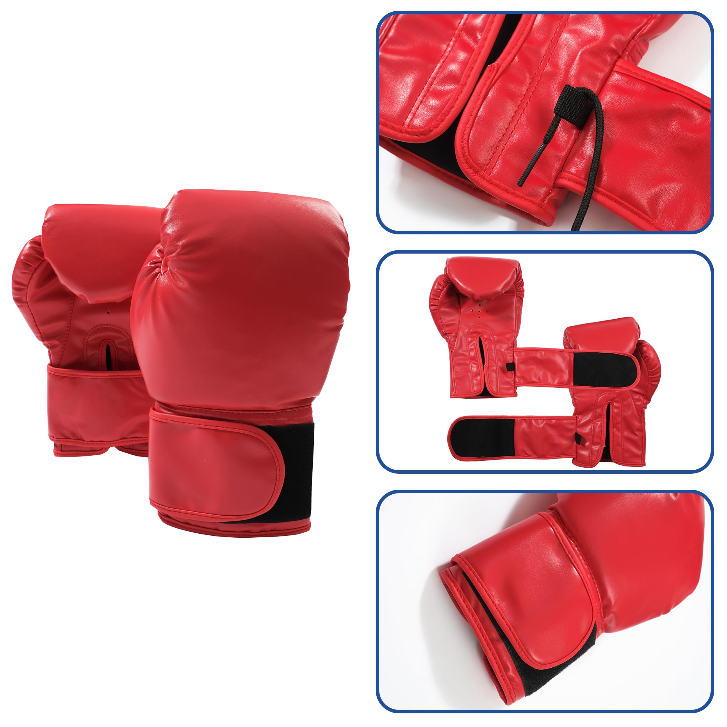 Costume da boxe con bandiera americana, da uomo e donna, Rocky Balboa, costume da adulto, boxer in raso, pantaloncini, cintura, guantoni da boxe