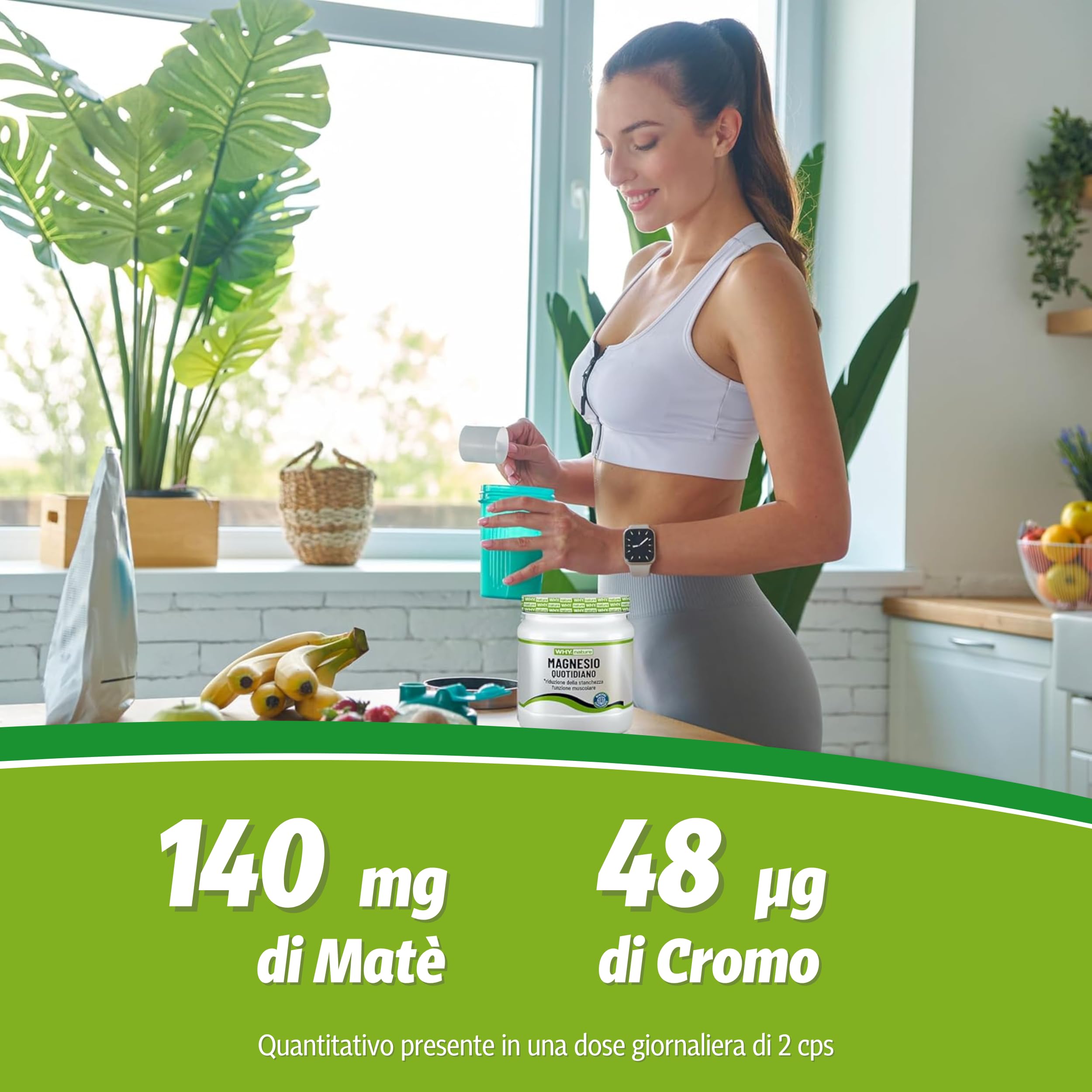 WHY NATURE TERMOGENICO - Integratore Alimentare Termogenico - Equilibrio del Peso Appetito Metabolismo - 60 Compresse