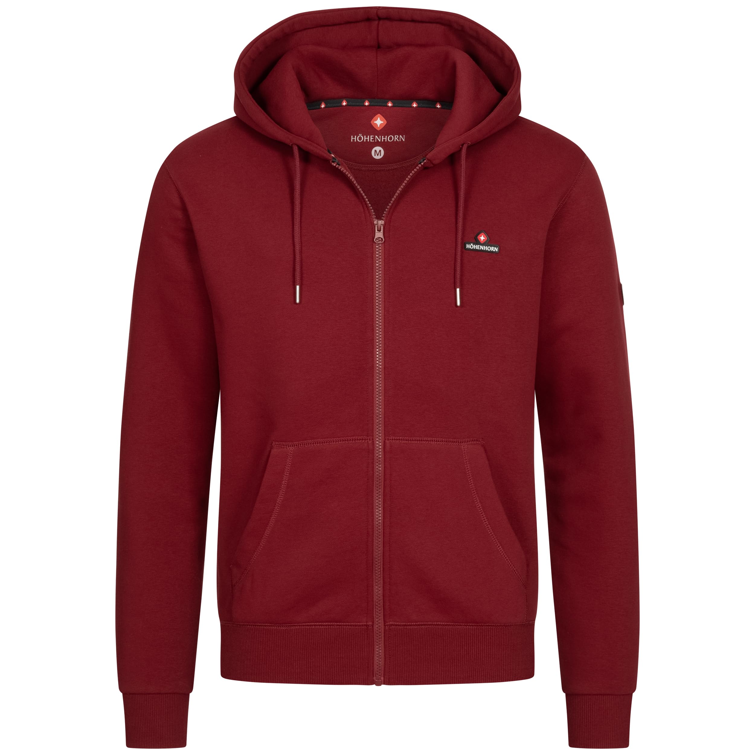 Höhenhorn Katan Men's Hoodie Pullover Sweatshirt Hoodie Stylish Fashionable, Red, XL