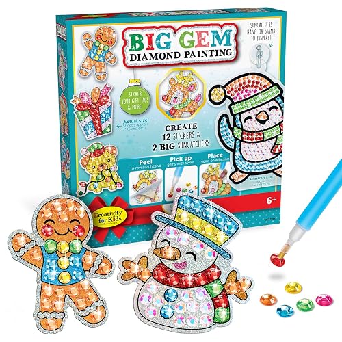 Creativity for Kids Holiday Big Gem Diamond Painting Kit |